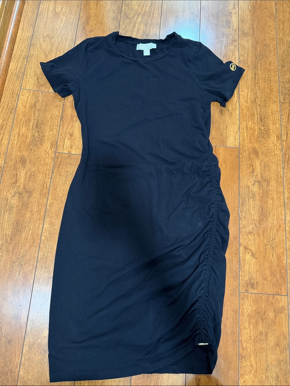 Michael kors black tshirt dress